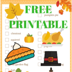 Free Printable Thanksgiving Scavenger Hunt for Kids