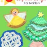 3 Super Easy Cupcake Liner Christmas Crafts For Toddlers