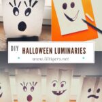 Easy DIY Paper Halloween Luminaries for Kids