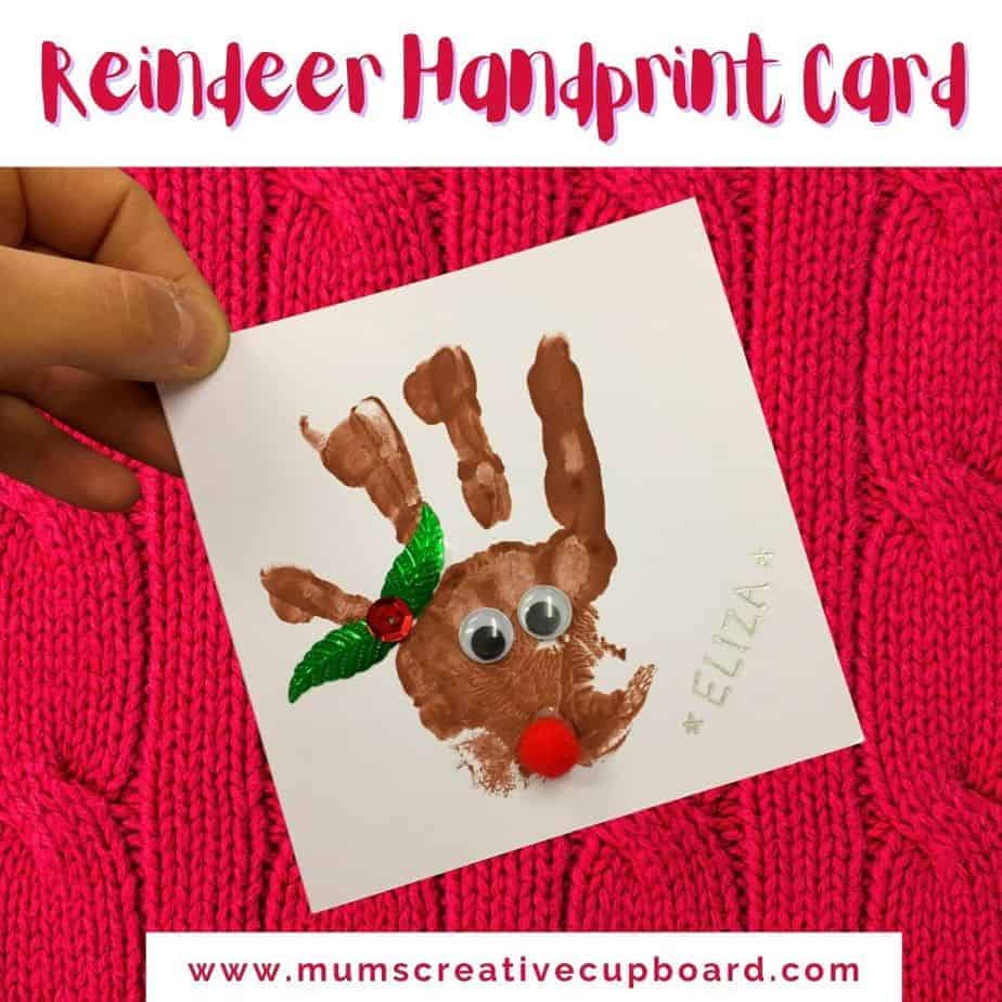 reindeer handprint