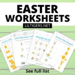 Free Printable Easter Worksheets for Kids