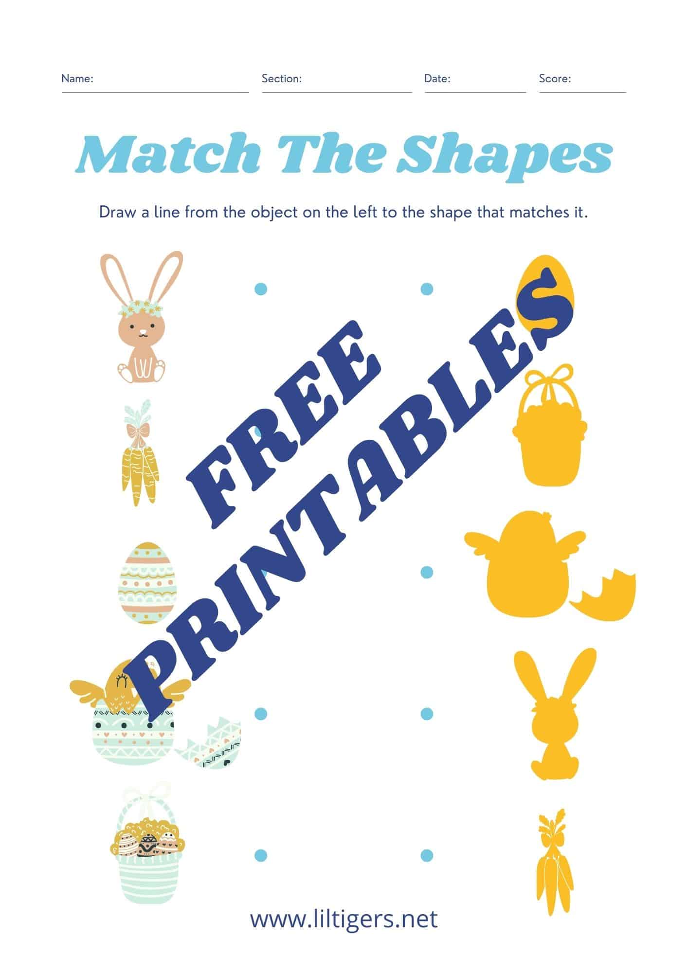 Free Printable Easter Worksheets For Kids