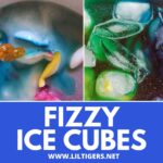 Fizzy Ice Cubes Science Experiment For Kids (age 3+)