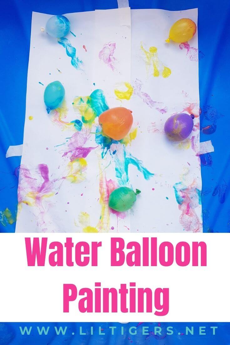 water balloon painting