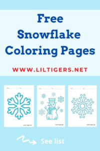 Free Printable Snowflake Coloring Pages