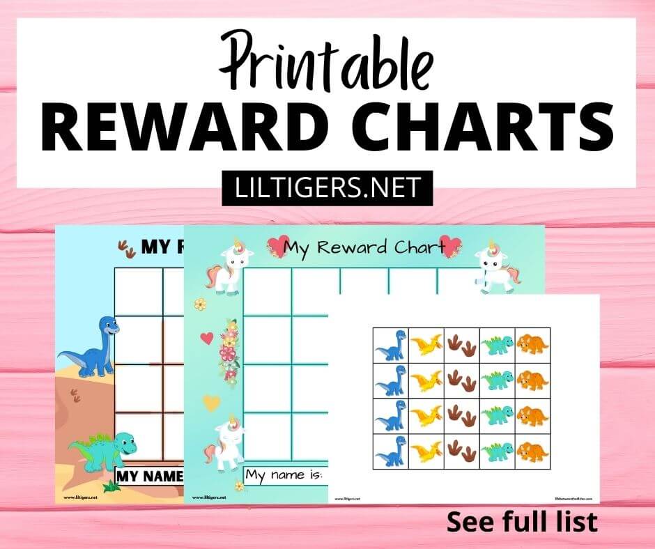 printable reward chart for toddlers