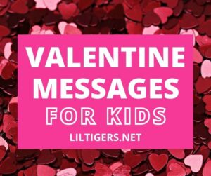 Valentine's messages for kids