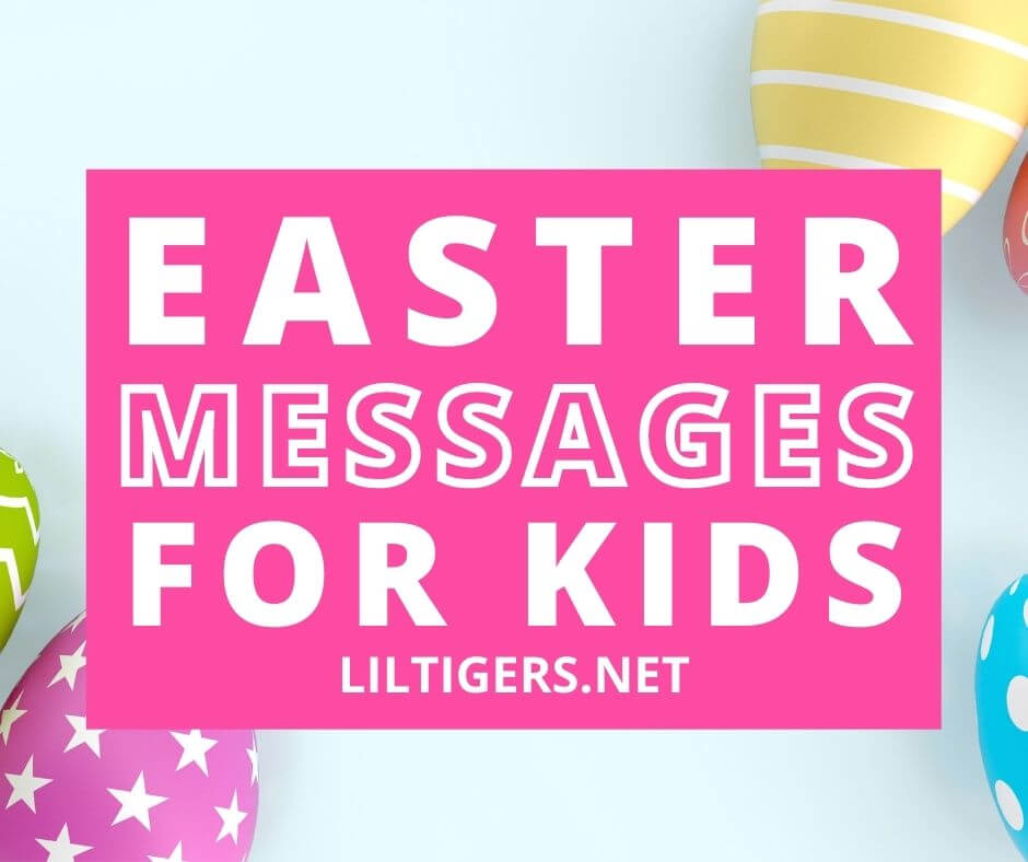 Free printable Easter Messages for Kids