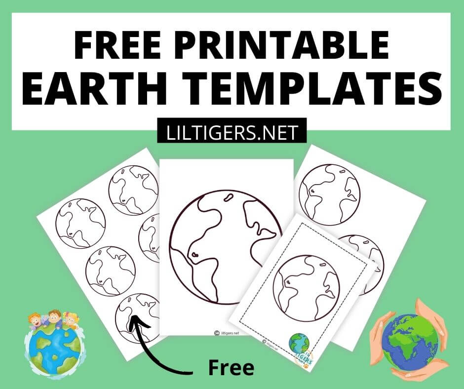 free printable earth templates