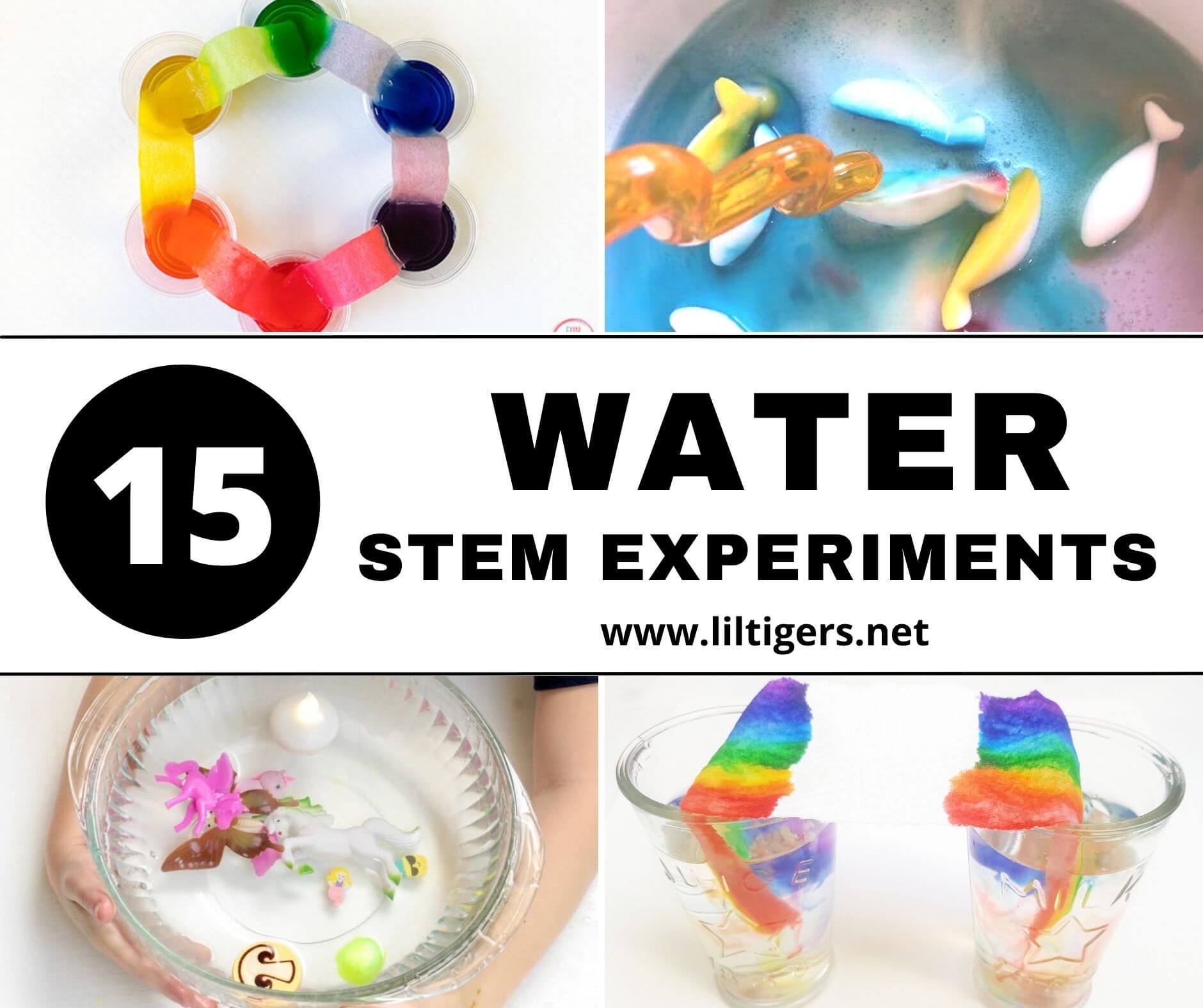 15 Easy Water Science Experiments for Kids