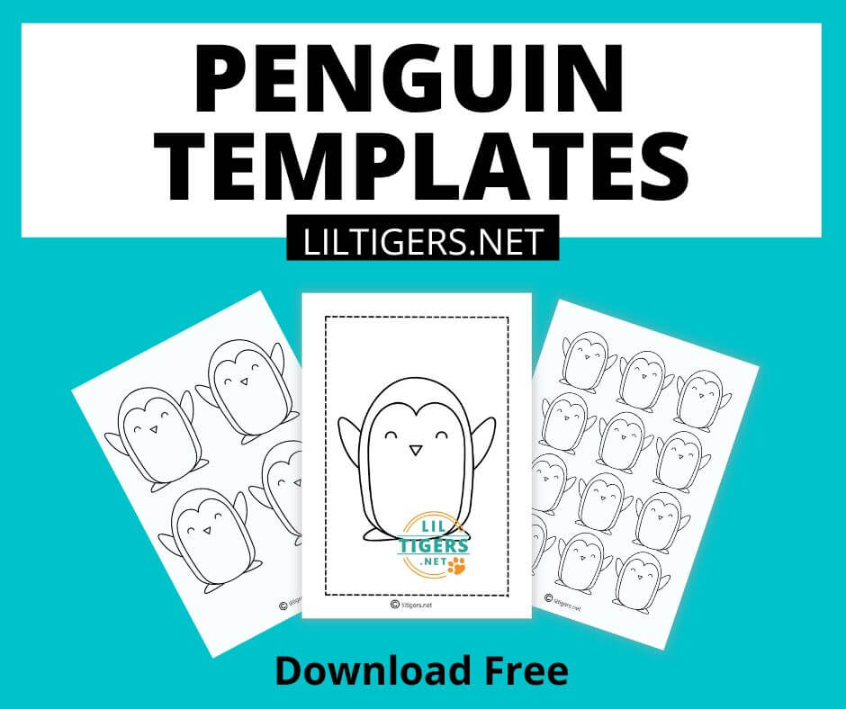 free printable penguin craft templates