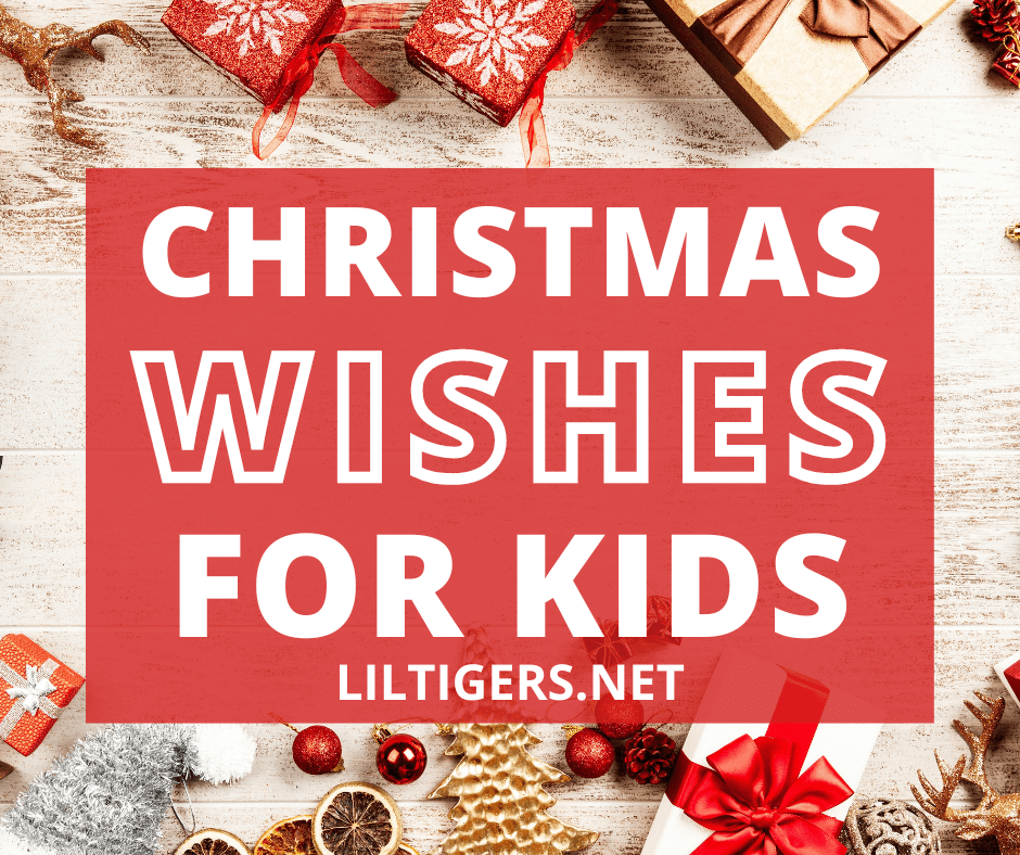 short Christmas wishes for kids