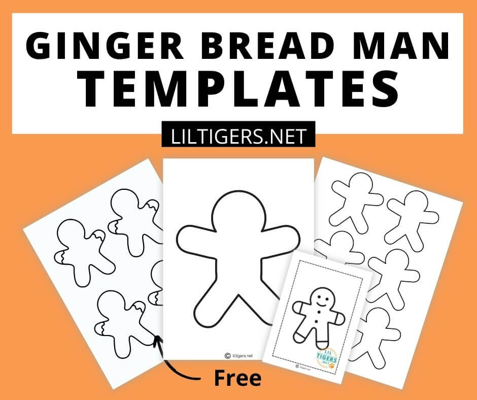 free printable gingerbread man templates