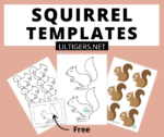 Free Printable Squirrel Templates - Lil Tigers