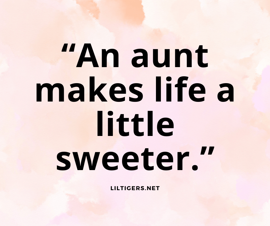Cute Aunt Quotes