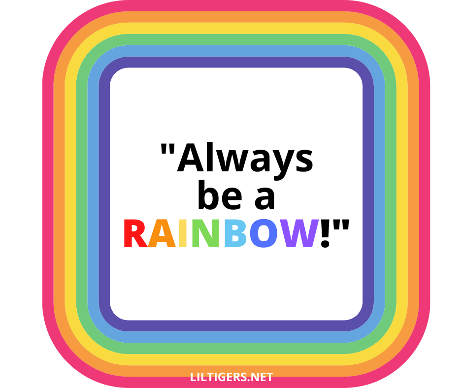 best rainbow quotes for kids
