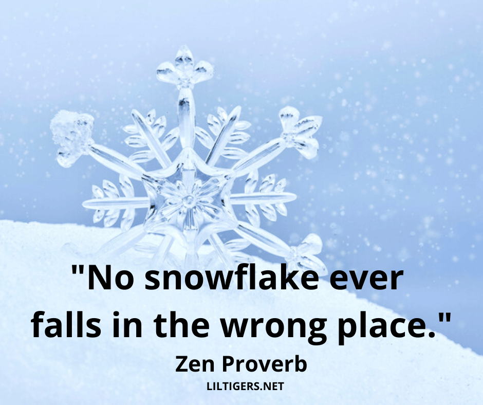 75 Best Snow Quotes and Sayings - Lil Tigers