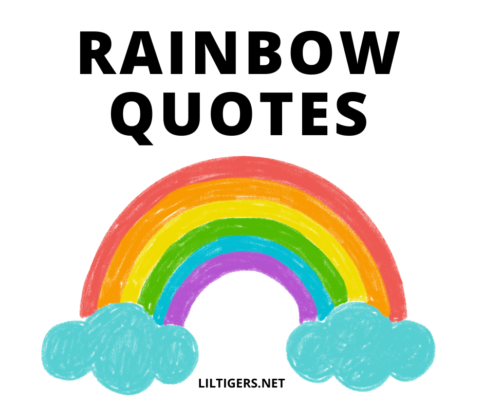 colorful rainbow quotes for kids