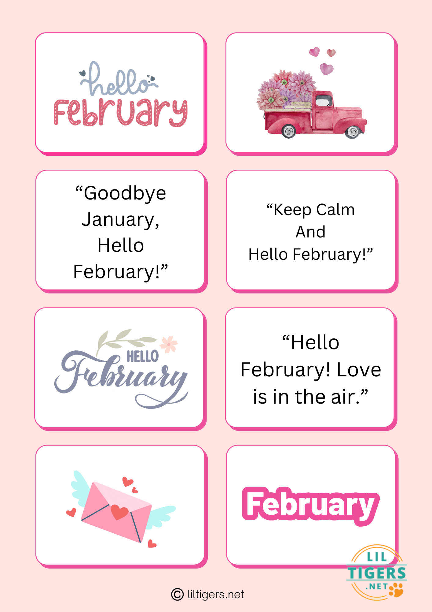 hello February quotes for lunch boxes