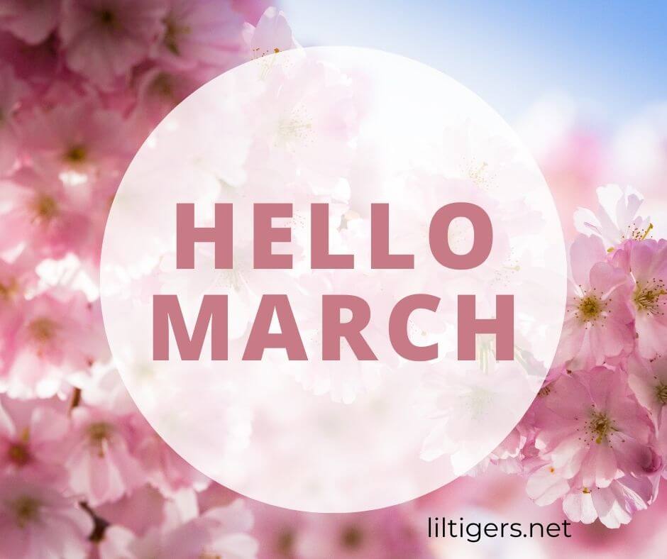 positive hello march quotes for kids