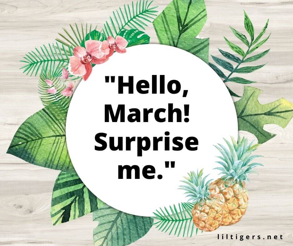 positive march quotes