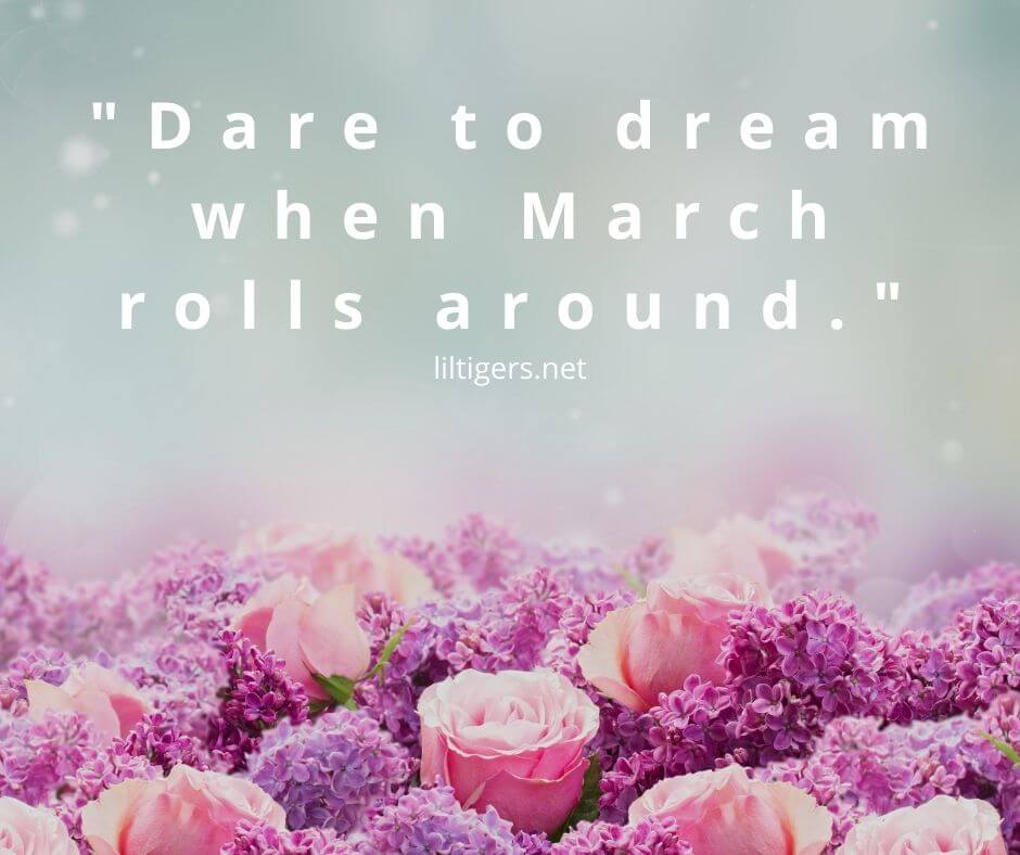 positive march quotes