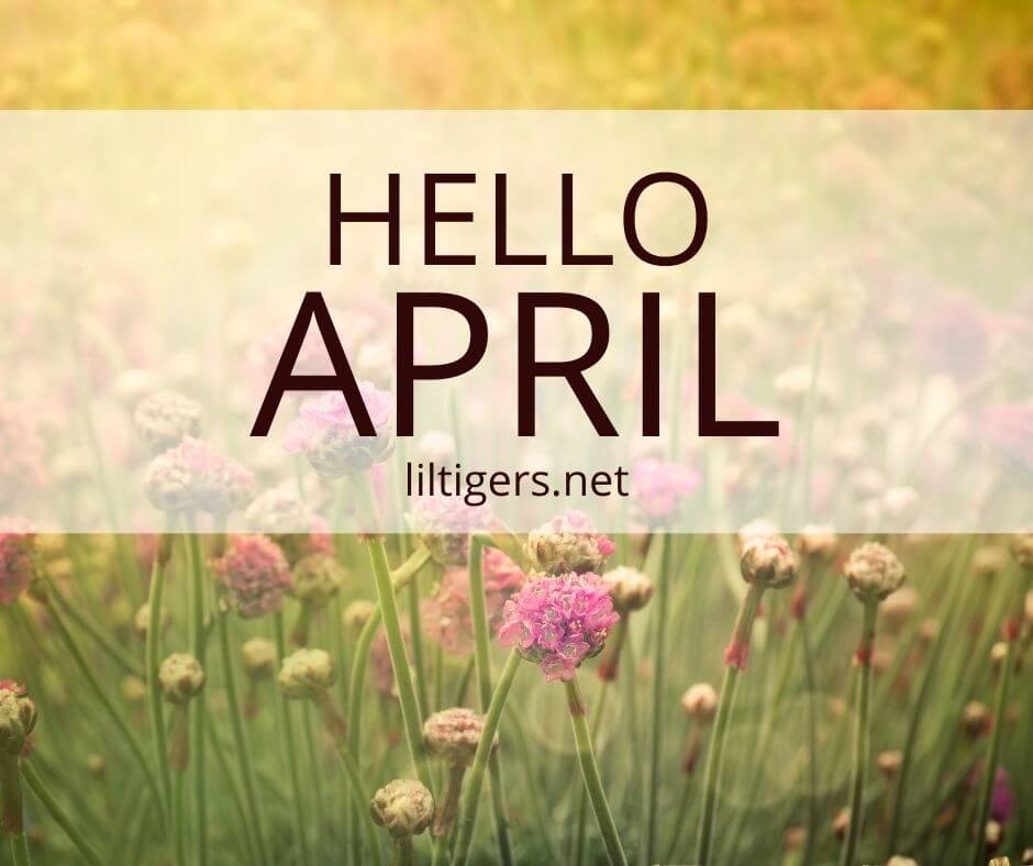 hello april quotes for adults and kids