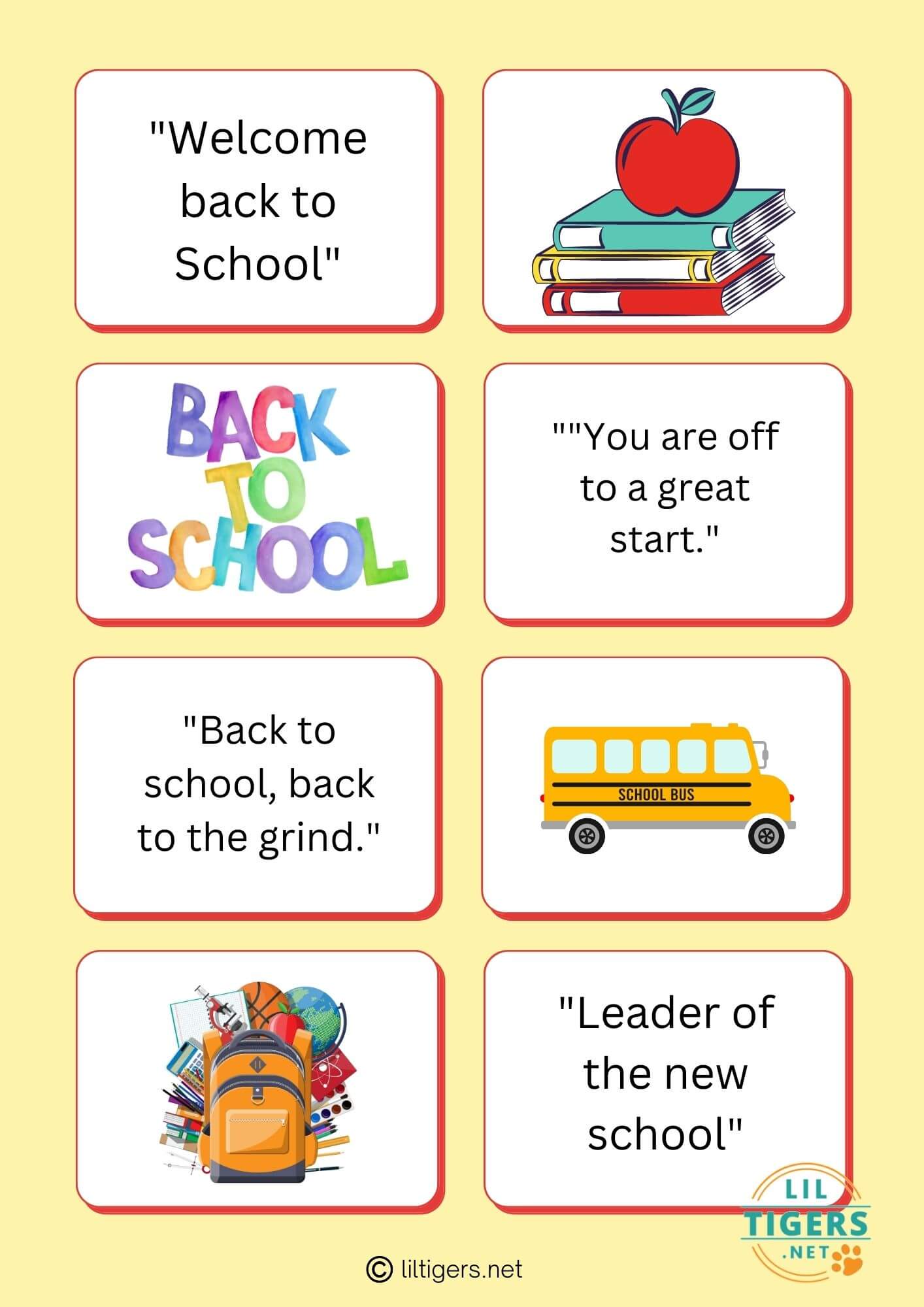 free printable back to school quotes for kids