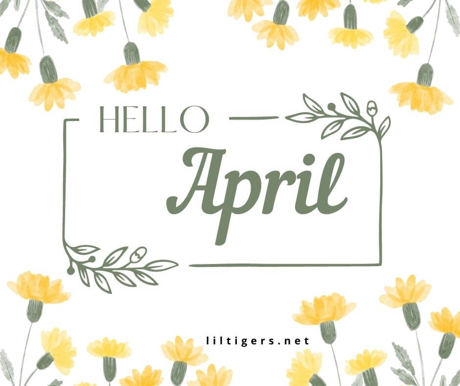 Hello April Quotes and sayings
