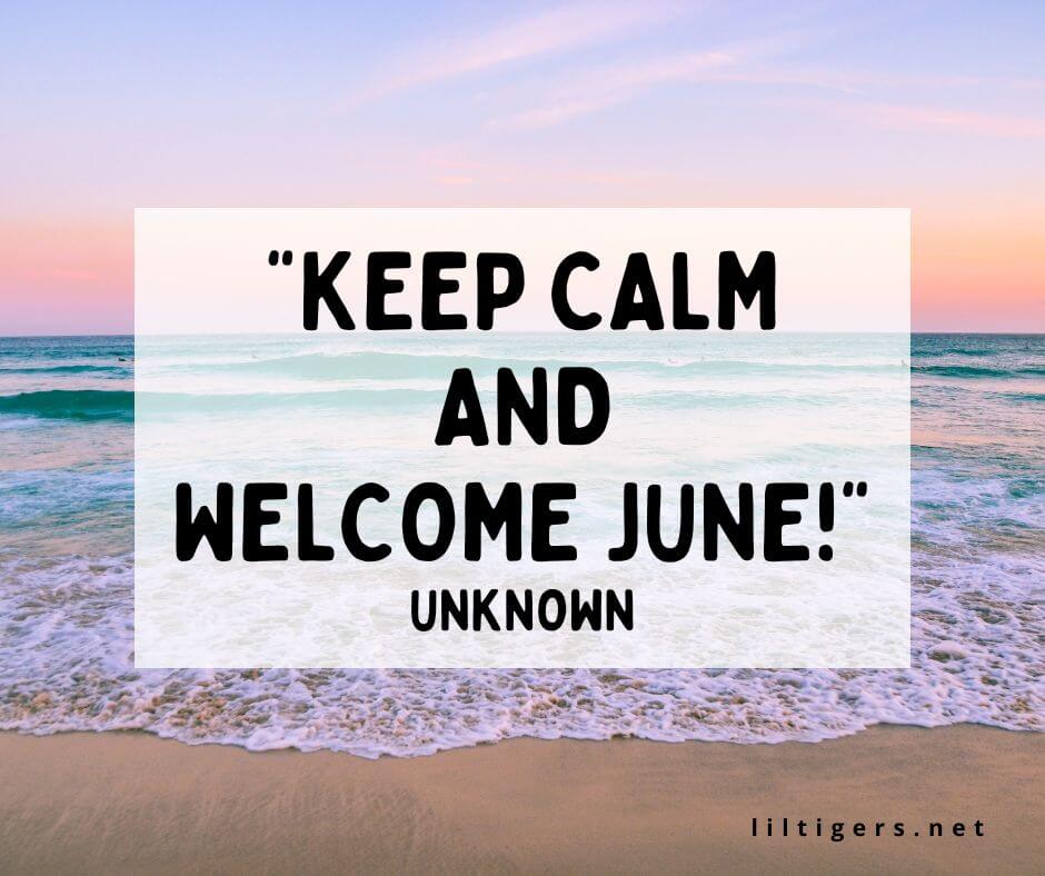 quotations about june